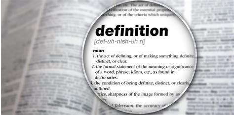 and the definition